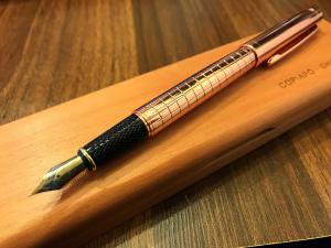 Nuevo producto. Pluma 100% Cobre con punta fisurada de bronce. 